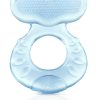 Chupetas |   Chocalho de Silicone Teethe-Eez com Cerdas Inclui Estojo Higiênico Aqua (Pacote com 2) Chupetas Aqua-2 Contagem