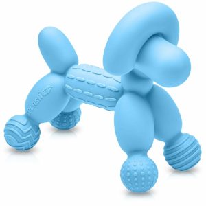 Chupetas |   Chupeta de Bebê 100% Silicone | Brinquedos de Dentição para Bebês de 3-6 Meses, 6-12 Meses, Recém-Nascidos 0+ | Livre de BPA | Certificado Seguro | Texturas para Alívio da Dentição do Bebê Chupetas Azul, Claro