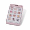 Chupetas |   Chupeta de Silicone Macio em Forma de Telefone para Meninos e Meninas – Brinquedo de Mastigar para Bebês – Mordedor para Dentição (Rosa) Chupetas Chupetas