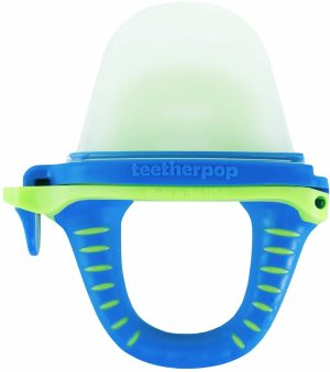 Chupetas |   Chupeta de Silicone Preenchível para Leite Materno, Água, Purês e Mais – Chupetas de Frutas para Bebês para Congelar Leite e Alívio do Inchaço durante a Dentição (Bluelime) Chupetas BlueLime