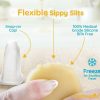 Chupetas |   Chupeta de Silicone Preenchível para Leite Materno, Água, Purês e Mais – Chupetas de Frutas para Bebês para Congelar Leite e Alívio do Inchaço durante a Dentição (Bluelime) Chupetas BlueLime