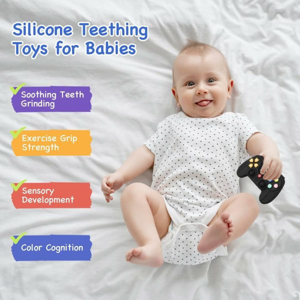 Chupetas |   Chupetas de Silicone para Bebês de 0 a 6 Meses | Brinquedos de Dentição para Bebês de 6 a 12 Meses | Brinquedo de Controle Remoto para Bebês | Brinquedos para Bebês de 0 a 3 Meses | Brinquedos Sensoriais para Mastigar | Presentes para Bebês Recém-Nascidos Menina e Menino Chupetas Chupetas