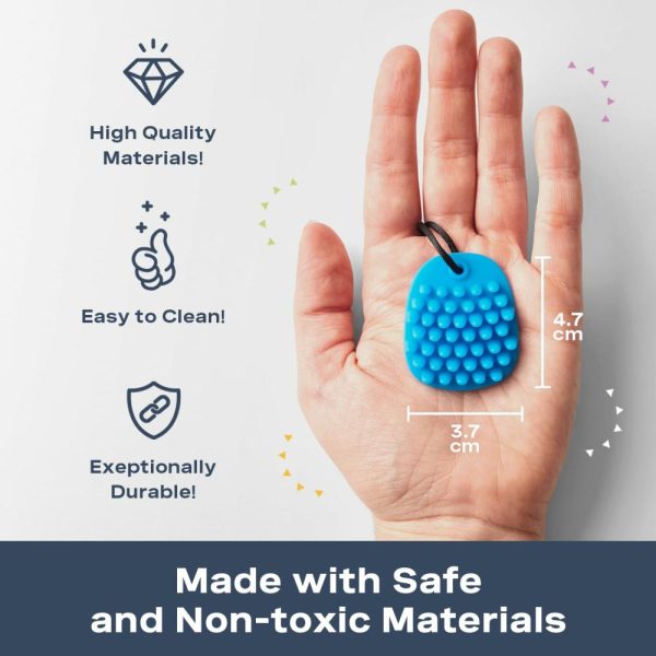 Chupetas |   Colar Mastigável da Ourives – Colares Mastigáveis para Crianças Sensoriais. Brinquedos de Dentição Perfeitos: Silicone de Grau Alimentar Macio e Liso para Alívio da Dentição – Ideal para Conforto e Estímulo, Colar Mastigável para Crianças. Chupetas Chupetas