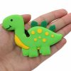 Chupetas |   Colares Mastigáveis para Crianças Sensoriais – Brinquedos de Silicone em Forma de Dinossauro para Meninos com Autismo, TDAH e SPD – Colares de Mastigação para Ansiedade – Reduzir o Agitação em Crianças. Chupetas Azul e Verde