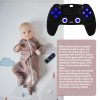 Chupetas |   Conjunto com 2 Brinquedos de Mordedor para Bebês – Brinquedos Sensoriais de Silicone para Crianças – Brinquedos Educativos em Forma de Controle Remoto de TV – Mordedores para Bebês de 6 a 18 Meses (Preto) Chupetas Chupetas