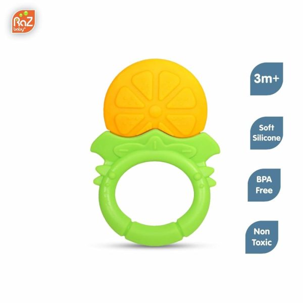 Chupetas |   Fruitique Massageador e Mordedor para Bebês – Pacote com 3 Peças – Mordedores em Forma de Frutas com Múltiplas Texturas para Aliviar Gengivas Sensíveis – Silicone Alimentício Livre de BPA e Não Tóxico – Fácil de Segurar e Usar com as Mãos Livres – Para Bebês a Partir de 3 Meses Chupetas Chupetas