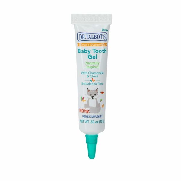 Chupetas |   Gel Dental para Bebês para Gengivas Sensíveis – Naturalmente Inspirado – 15g – Livre de Benzocaína – Livre de Belladona Chupetas Chupetas