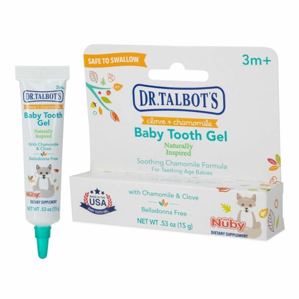 Chupetas |   Gel Dental para Bebês para Gengivas Sensíveis – Naturalmente Inspirado – 15g – Livre de Benzocaína – Livre de Belladona Chupetas Chupetas