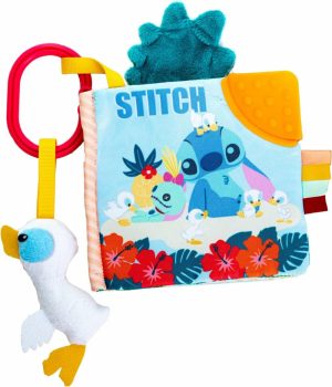 Chupetas |   Livro Macio Baby Lilo & Stitch: Livro Macio Stitch On-The-Go Azul Médio Chupetas Chupetas