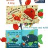 Chupetas |   Livros de Bebê Brinquedos Toque e Sinta, Livros de Tecido Macio e Crocante para Bebês, Crianças Pequenas e Bebês, Brinquedos Sensoriais para Aprendizado Precoce e Tempo de Barriga, Livros para Bebês de 0 a 6 meses e de 6 a 12 meses, Presentes para Bebês (Com Caixa de Presente) e Mordedor. Chupetas Animal marinho com caixa de presente