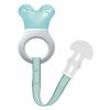 Chupetas |   Mini Cooler Mordedor com Clip Menino 2+ Meses 1 Unidade Branco/Azul Chupetas Branco/azul