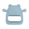 Chupetas |   Mitten de Silicone para Dentição – Anel de Dentição para Bebês – A Partir de 3 Meses – Urso Azul Chupetas Azul