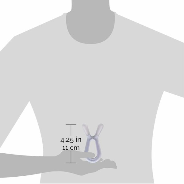 Chupetas |   Mordedor de Molar Mais Recomendado para Bebês | Brinquedo de Dentição Zoli Bunny – Alívio para Gengivas com Massagem, Fácil de Segurar e Mastigar, Livre de BPA, Ftalatos e Toxinas – Lilás + Cinza Fumaça (Pacote com 2) Chupetas Chupetas