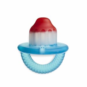 Chupetas |   Teether Teensy – Mordedor de Silicone Oco Calmante com Cabo Flexível e Fácil de Segurar – Hero Pop Chupetas Chupetas