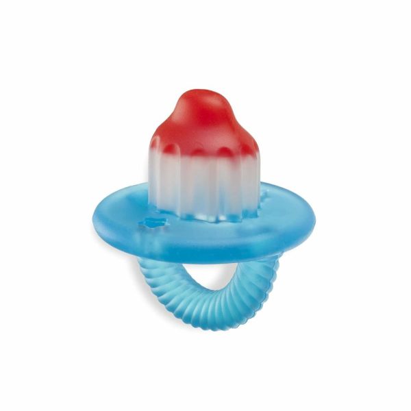 Chupetas |   Teether Teensy – Mordedor de Silicone Oco Calmante com Cabo Flexível e Fácil de Segurar – Hero Pop Chupetas Chupetas