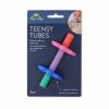 Chupetas |   Teether Tubo Teensy; Tubo de Dentição Texturizado e Oco para Bebês que Alcança os Dentes Frontais e os Molares Traseiros Feito de Silicone Macio (Arco-Íris Rosa) Chupetas Arco-íris Rosa