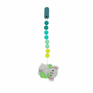 Chupetas |   Todos os Mordedores de Silicone com Bônus de Pacifier de Silicone com Clipe – 3+ Meses 1Pac Koala Chupetas Chupetas