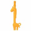 Chupetas |   Tubo Mordedor Giraffe Hollow – Brinquedos de Dentição para Bebês de 0 a 6 Meses – Mordedores de Silicone para Bebês de 6 a 12 Meses – Brinquedos Sensoriais para Bebês – Brinquedos de Mastigar para Bebês Chupetas Amarelo