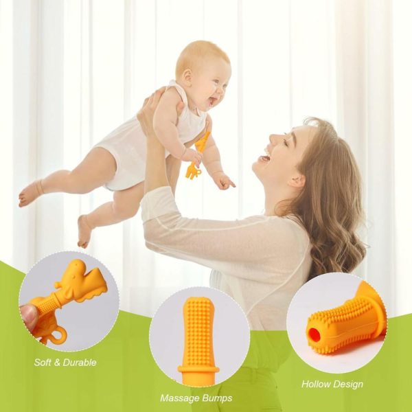 Chupetas |   Tubo Mordedor Giraffe Hollow – Brinquedos de Dentição para Bebês de 0 a 6 Meses – Mordedores de Silicone para Bebês de 6 a 12 Meses – Brinquedos Sensoriais para Bebês – Brinquedos de Mastigar para Bebês Chupetas Amarelo