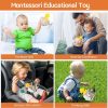 Cubos de Atividades |   Cubo Ativo para Crianças – Painel Sensorial de Atividades – Brinquedo de Viagem para Bebês de 1 a 3 Anos – Brinquedos Educativos – Brinquedos Montessori para Bebês de 18 a 24 Meses Cubos de Atividades Clássico