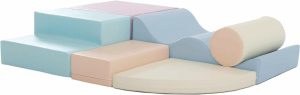 Escaladores Internos e Estruturas de Brincar |   Conjunto Iglu 28 Blocos de Espuma Coloridos Pastel para Brincadeiras Macias – Brinquedos de Escalada Internos para Crianças de 1 a 3 Anos – Brinquedos de Escalada para Bebês de 1 Ano – Playground Interno para Crianças – Blocos de Escalada de Espuma para Crianças. Escaladores Internos e Estruturas de Brincar Escaladores Internos e Estruturas de Brincar