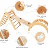 Escaladores Internos e Estruturas de Brincar |   Triângulo Pikler 4 em 1 – Ginásio Montessori Dobrável com Rampa – Brinquedos de Escalada Internos para Crianças – Triângulo de Escalada para Crianças Pequenas – Estrutura de Aprendizado Waldorf – Escorregador Natural Escaladores Internos e Estruturas de Brincar Escaladores Internos e Estruturas de Brincar