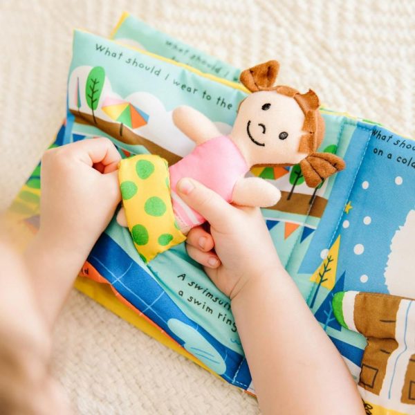 Livros |   Livro de Atividades Suaves para Bebês – O Que Devo Vestir? – Brinquedos Sensoriais de Viagem, Boneca de Fantasia para Bebês e Crianças Pequenas Livros Livros