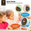 Relógios de Ensino |   Relógio Educativo – Brinquedo Interativo para Aprender a Dizer as Horas com Luz, Quiz e Música em Modo de Sono – Presente para Meninos e Meninas de 3 a 6 Anos para Aniversários Relógios de Ensino Relógios de Ensino