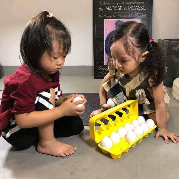 Brinquedos de Classificação e Empilhamento |   Ovos de Páscoa Conectando Ovos em Cartonagem – Brinquedos e Presentes para Crianças de 1 a 3 Anos – Meninas e Meninos – Aprender Brincando com Ovos de Formas e Cores Brinquedos de Classificação e Empilhamento Brinquedos de Classificação e Empilhamento