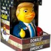 Brinquedos de Banho |   O Pato Donald Trump – Patinhos de Borracha Flutuantes – Brinquedo de Banho Colecionável para Crianças e Adultos de Todas as Idades Brinquedos de Banho Brinquedos de Banho