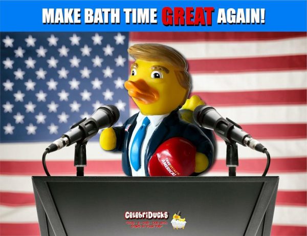 Brinquedos de Banho |   O Pato Donald Trump – Patinhos de Borracha Flutuantes – Brinquedo de Banho Colecionável para Crianças e Adultos de Todas as Idades Brinquedos de Banho Brinquedos de Banho