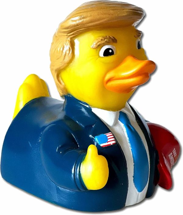 Brinquedos de Banho |   O Pato Donald Trump – Patinhos de Borracha Flutuantes – Brinquedo de Banho Colecionável para Crianças e Adultos de Todas as Idades Brinquedos de Banho Brinquedos de Banho