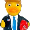 Brinquedos de Banho |   O Pato Donald Trump – Patinhos de Borracha Flutuantes – Brinquedo de Banho Colecionável para Crianças e Adultos de Todas as Idades Brinquedos de Banho Brinquedos de Banho