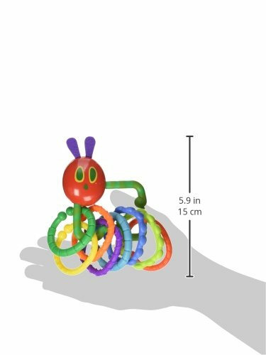 Chupetas |   Mundo de Eric Carle – Chocalho Mordedor A Very Hungry Caterpillar com Links Chupetas A Lagarta Muito Comilona