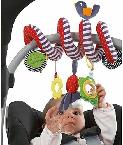 Brinquedos para Cadeira de Carro e Carrinho de Bebê |   Beespring Berço para Bebê, Carrinho de Bebê, Chocalhos Pendentes em Espiral, Brinquedo para Assento de Carro Brinquedos para Cadeira de Carro e Carrinho de Bebê Brinquedos para Cadeira de Carro e Carrinho de Bebê